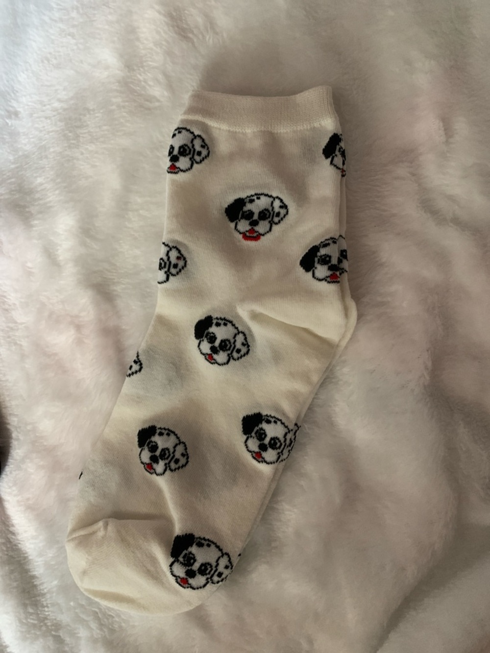Dog Pattern socks in Brown, Black, Cream, Red - Picture 9 of 11